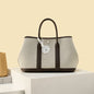 High-end Hermes 2026 Garden Party 30cm Bag Dutch Leather Canvas