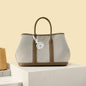 High-end Hermes 2026 Garden Party 30cm Bag Dutch Leather Canvas