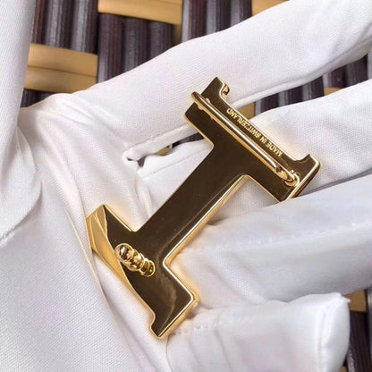 HERM Mini Constance 24mm Reversible Belt Black/Gold