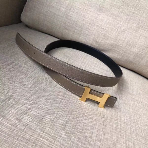HERM Mini Constance 24mm Reversible Belt Black/Taupe