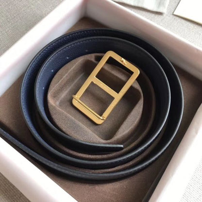 HERM Officier Belt Buckle & Navy 38MM Strap