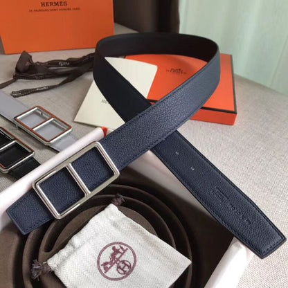 HERM Officier Belt Buckle & Navy 38MM Strap