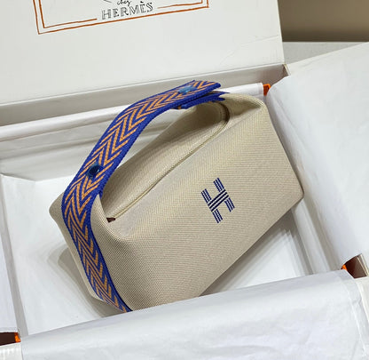 High-end Hermes 2026 Bride-a-Brac Case 25cm Canvas 2