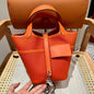 High-end Hermes 2026 Picotin Lock 18 Pocket Bag Canvas/Swift Calfskin 1