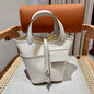 High-end Hermes 2026 Picotin Lock 18 Pocket Bag Canvas/Swift Calfskin 1