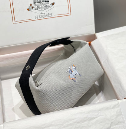 High-end Hermes 2026 Bride-a-Brac Case 25cm Canvas 3