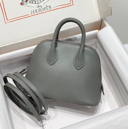 High-end Hermes 2026 Bolide Bowling Bag 18cm Evercolor Leather 2