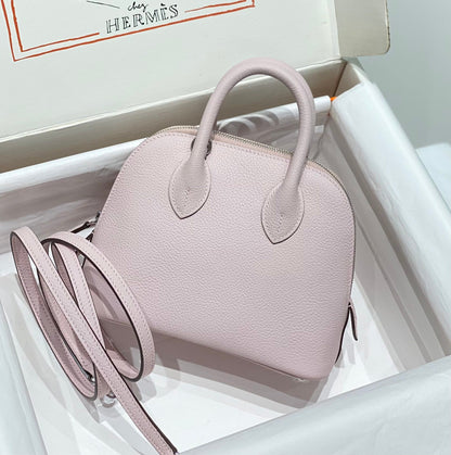 High-end Hermes 2026 Bolide Bowling Bag 18cm Evercolor Leather 2