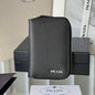 Prada 2026 Cardholder Zipper Bag 10cm Calfskin