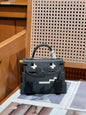 High-end Hermes 2026 Kelly Doll Picto Bag 18cm Cowhide
