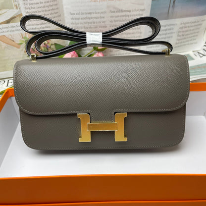 High-end Hermes 2026 Constance Elan 24cm Bag Epsom Leather 3