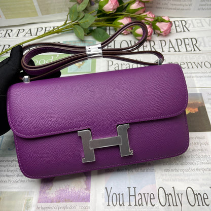 High-end Hermes 2026 Constance Elan 24cm Bag Epsom Leather 2