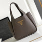 Prada 2026 Small Tote Bag Gold Hardware Leather