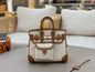High-end Hermes 2026 Birkin Cargo 25cm Swift Leather Canvas