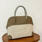 High-end Hermes 2026 Bolide Bowling Bag 31cm Canvas/Swift Leather
