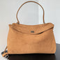 Balenciaga 2026 Rodeo Bag Silver Buckle Suede Leather