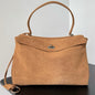 Balenciaga 2026 Rodeo Bag Silver Buckle Suede Leather