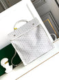 Goyard 2026 Saint Leger Backpack 37cm Canvas Cowhide