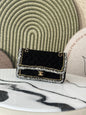 Chanel 2026 Mini Flap Bag Tweed Denim Leather