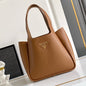 Prada 2026 Small Tote Bag Gold Hardware Leather