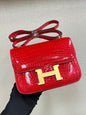 High-end Hermes 2026 Constance Bag 19cm Glossy Crocodile Leather