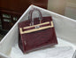 High-end Hermes 2026 Birkin Bag 25cm Glossy Crocodile Leather