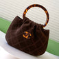 Chanel 2026 Mini Pouch 12cm Tortoiseshell Suede Effect Plexi