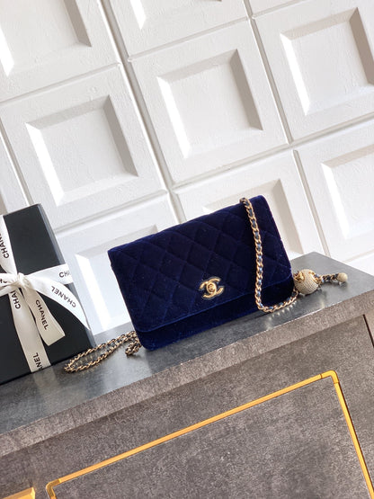 Chanel 2026 WOC Bag 20cm Velvet Leather 331109