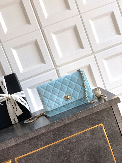 Chanel 2026 WOC Bag 20cm Velvet Leather 331109