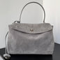 Balenciaga 2026 Rodeo Bag Silver Buckle Suede Leather