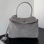 Balenciaga 2026 Rodeo Bag Silver Buckle Suede Leather