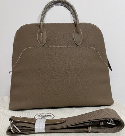 High-end Hermes 2026 Bolide Bowling Bag 40cm Togo Leather