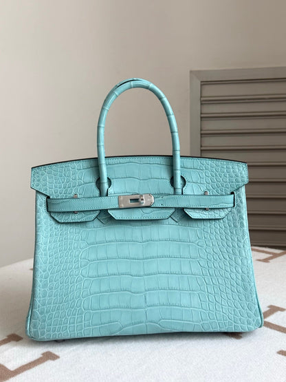 High-end Hermes 2026 Birkin Bag 30cm Crocodile Leather