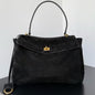 Balenciaga 2026 Rodeo Bag Gold Buckle Suede Leather