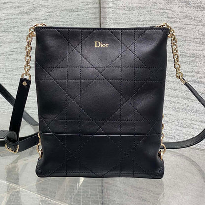 Dior 2026 Trianon Hobo Chain Bag 21cm Lambskin 289177