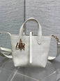 Dior 2026 Toujours Bag 18cm Black White Calfskin 286513