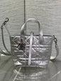 Dior 2026 Toujours Vertical Tote Bag 18cm Macrocannage Calfskin 286459