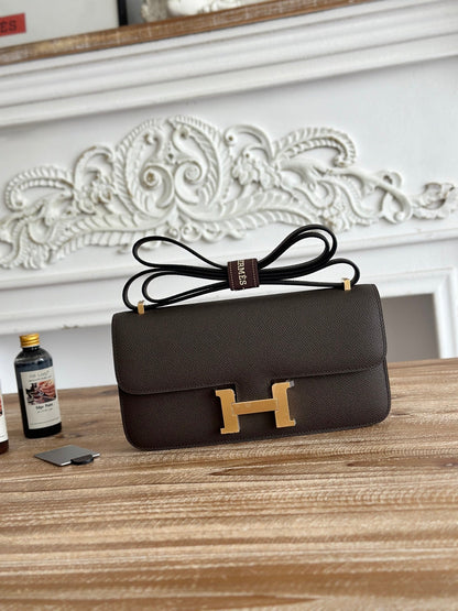 High-end Hermes 2026 Constance Elan 26cm Bag Epsom Leather 3