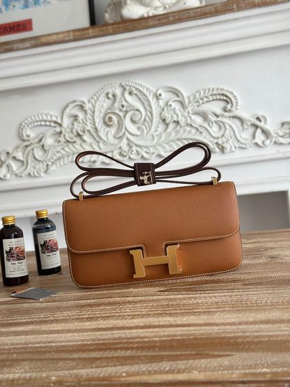 High-end Hermes 2026 Constance Elan 26cm Bag Epsom Leather 3