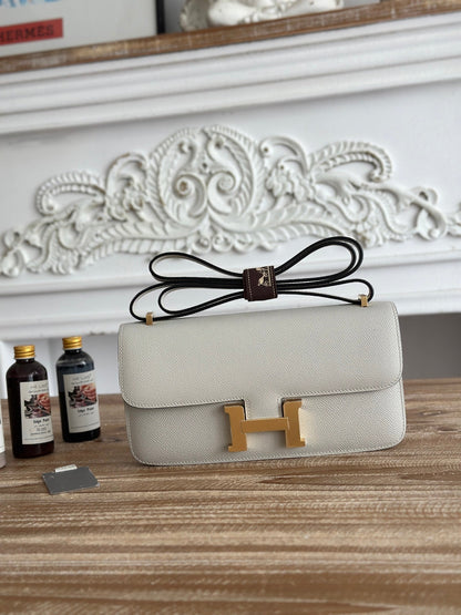 High-end Hermes 2026 Constance Elan 26cm Bag Epsom Leather 3