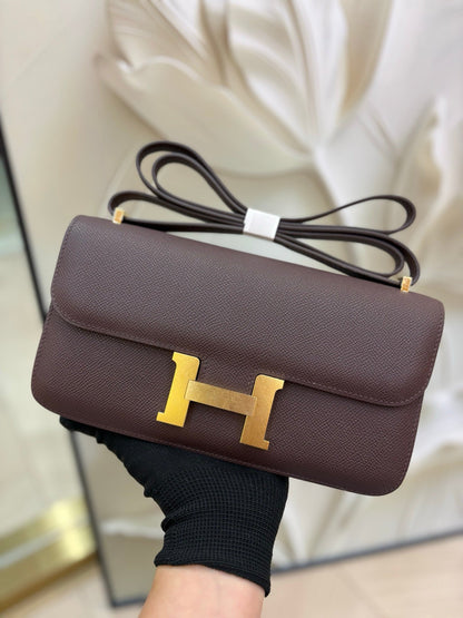 High-end Hermes 2026 Constance Elan 24cm Bag Epsom Leather 1