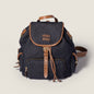 MiuMiu 2026 Aluminum Backpack Bag 30cm Canvas