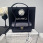 Chanel 2026 Bowling Ball Cylinder Bag Caviar Leather