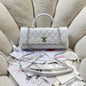 Chanel 2026 Coco Handle Bag 32cm Multicolor Calfskin