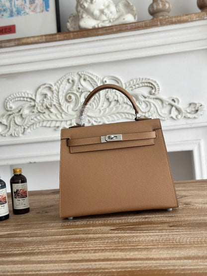 High-end Hermes 2026 Kelly Bag 25cm Epsom Leather