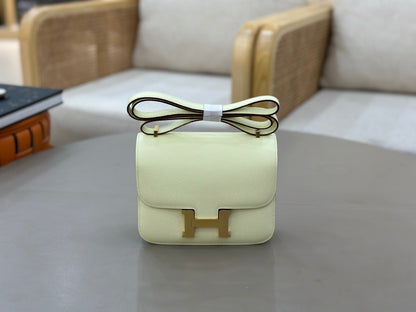 High-end Hermes 2026 Constance Bag 18cm Epsom Leather