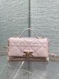 Dior 2026 My Tender Dior Top Handle Bag 21cm Lambskin