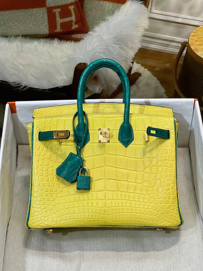 High-end Hermes 2026 Birkin Bag 25cm Crocodile Leather