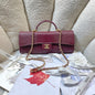 Chanel 2026 Lizard-Embossed Top Handle Bag 25cm Leather