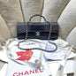 Chanel 2026 Lizard-Embossed Top Handle Bag 25cm Leather